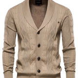 Men's Premium Button-Up Wool Cardigan