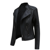 Veronica™ | Elegant Leather Jacket for Women