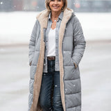 Helena™ | Hooded sherpa-lined puffer coat
