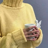 Olivia™ | Oversized chunky-knit turtleneck sweater