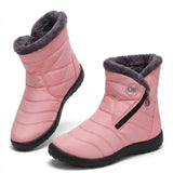 Lucero™ | Quilted Fleece-Lined Zip Winter Boots