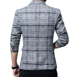 Chic Checkered Blazer