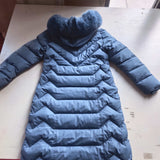 Perrine™ | Faux-Fur Collar Long Puffer Coat