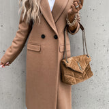 Margot™ | Double-Breasted Longline Tailored Coat