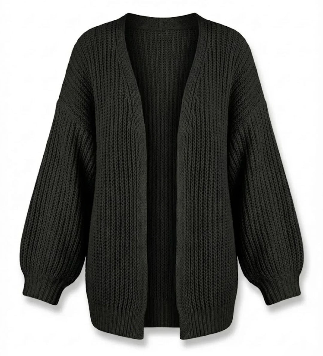 Katya™ | Chunky Knit Oversized Open Cardigan