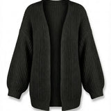 Katya™ | Chunky Knit Oversized Open Cardigan