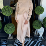 Twist Front Layered Dress