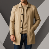 Sophisticated Men's Trench Coat