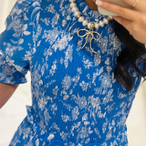 Charming Floral Smocked Tiered Maxi Dress