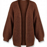 Katya™ | Chunky Knit Oversized Open Cardigan