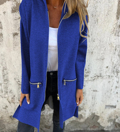 Alcatella™ | Elegant Long Sleeve Zip Cardigan