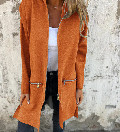 Alcatella™ | Elegant Long Sleeve Zip Cardigan