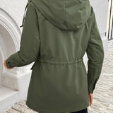 Vera™ | Sherpa-Lined Drawstring-Waist Parka Coat