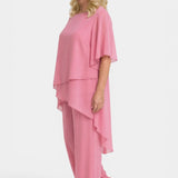 Elegant Chiffon Layered Pant Set