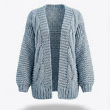 Honorine™ | Chunky Knit Open-Front Cardigan