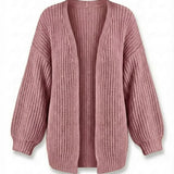 Katya™ | Chunky Knit Oversized Open Cardigan