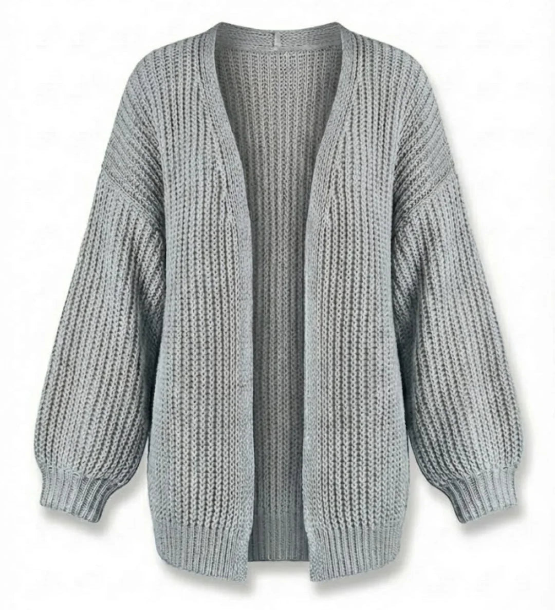 Katya™ | Chunky Knit Oversized Open Cardigan
