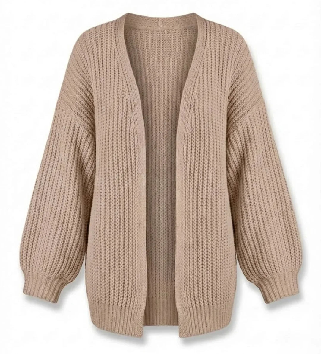 Katya™ | Chunky Knit Oversized Open Cardigan