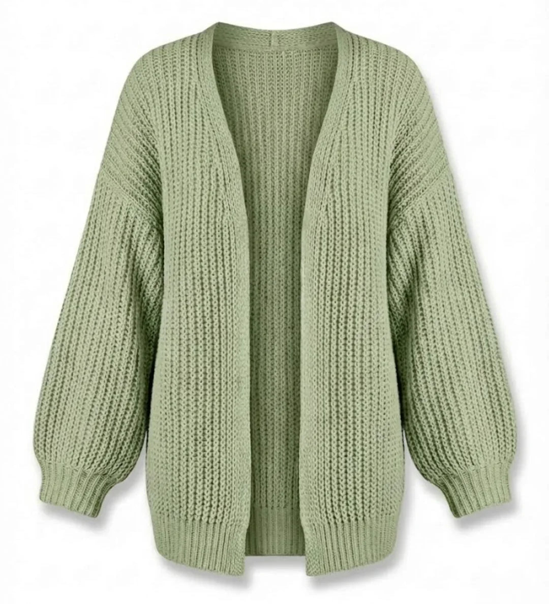 Katya™ | Chunky Knit Oversized Open Cardigan