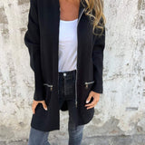 Alcatella™ | Elegant Long Sleeve Zip Cardigan