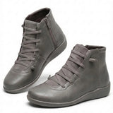 Anatolia™ | Leather-and-suede lace-up high-top ankle boots