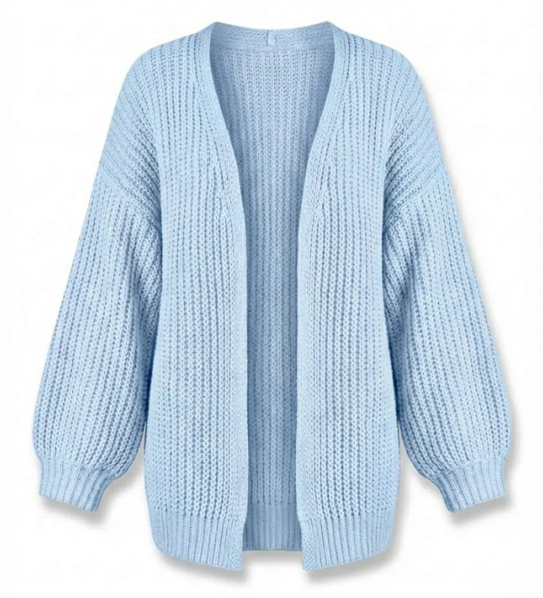 Katya™ | Chunky Knit Oversized Open Cardigan
