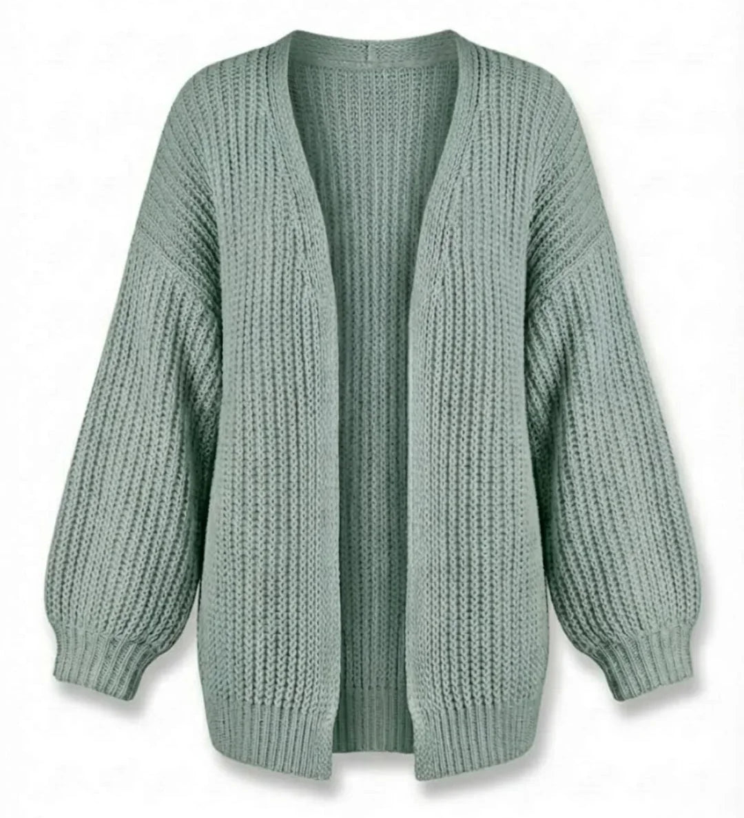 Katya™ | Chunky Knit Oversized Open Cardigan