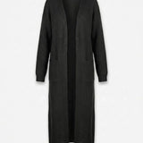 Giada™ | Open-Front Pocket Long Knit Cardigan