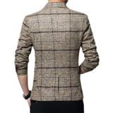 Chic Checkered Blazer