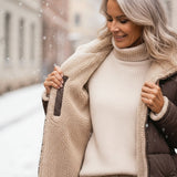 Helena™ | Hooded sherpa-lined puffer coat