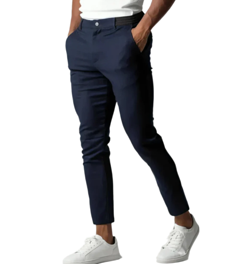 Elio Flexible Cotton Trousers