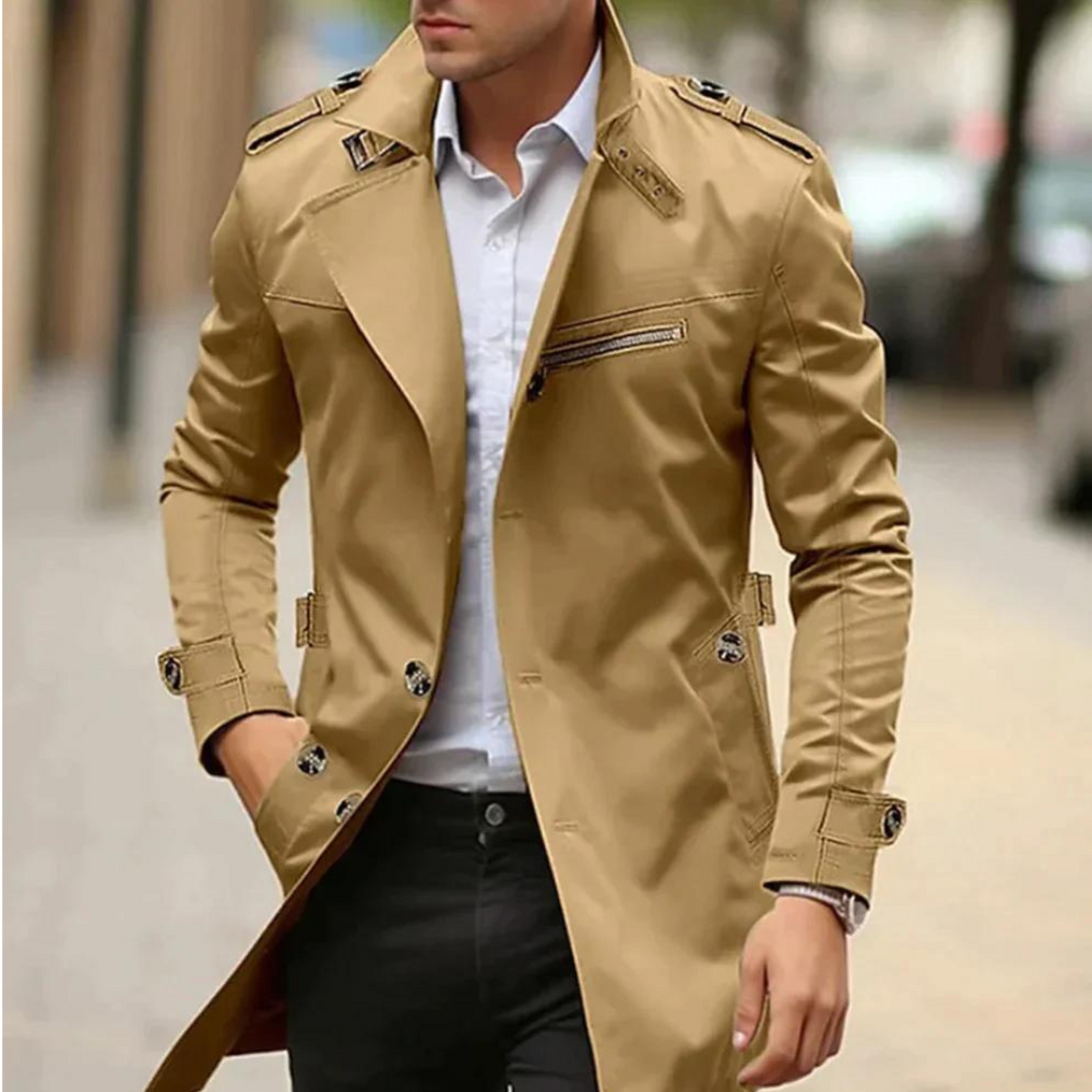 Stylish Men's Trench Coat