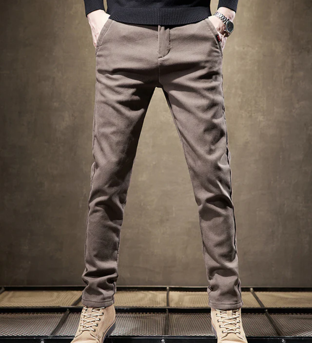 Relaxed Slim-Fit Trousers