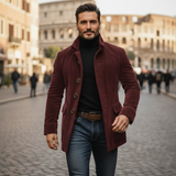 Chic Corduroy Overcoat
