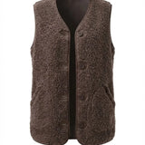 Ella™ | Teddy sherpa fleece button-front jacket