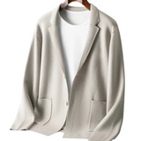 Cashmere Coat Featuring Bacchus-Inspired Buttons