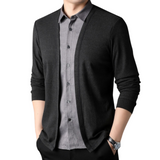 2-in-1 Shirt and Knit Jacket Combo