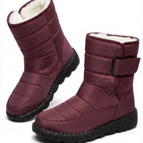 Marcelle™ | Quilted Fleece-Lined Strap Winter Boots