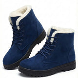Marietta™ | Lace-Up Fleece-Lined Winter Ankle Boots