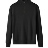 Merino Wool Zip Sweater in Capri