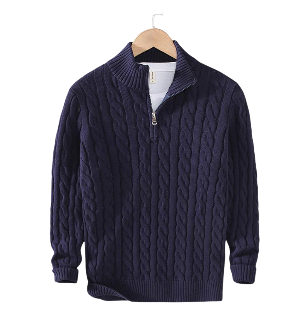 Givalli Zip-Front Sweater