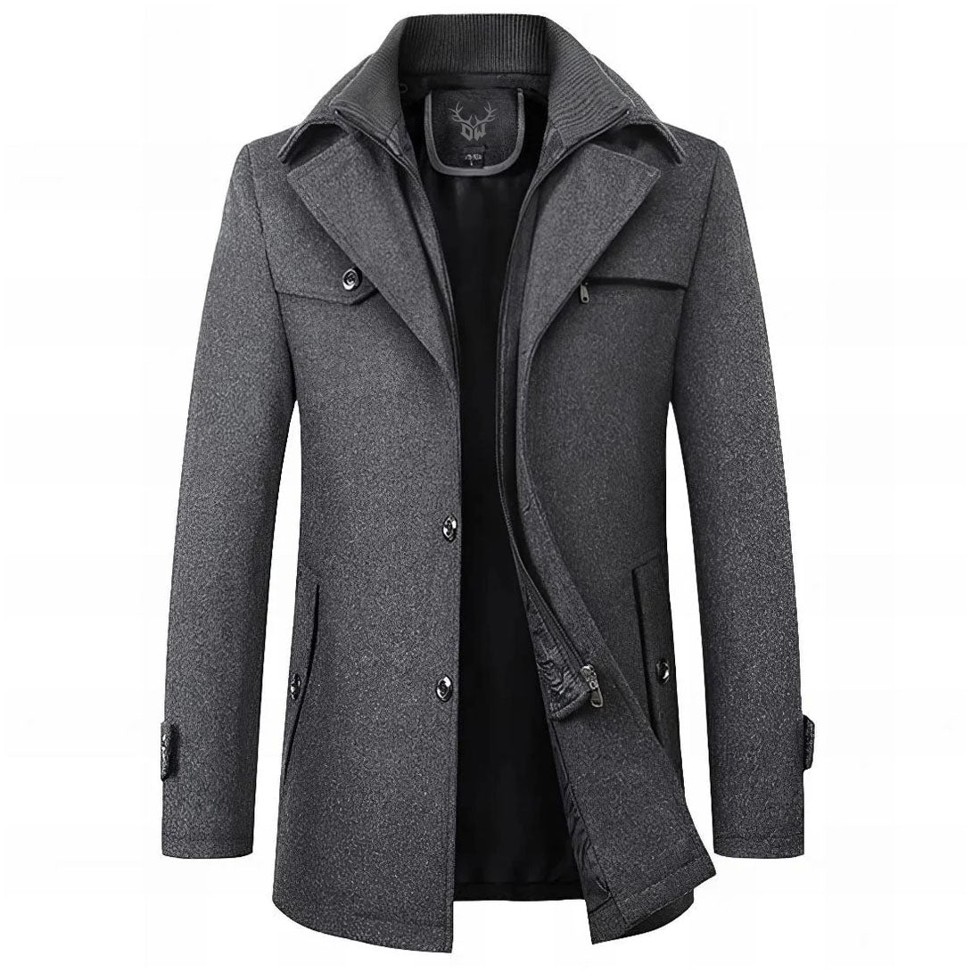 Chic Wool Overcoat