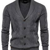 Men's Premium Button-Up Wool Cardigan