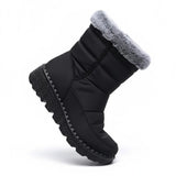 Lysandra™ | Quilted Faux-Fur Lined Winter Boots