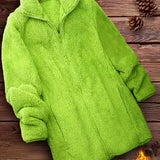 Yara™ | Elegant Zip-Up Fleece Coat
