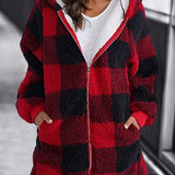 Sarah™ | Oversized Plaid Coat