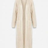 Giada™ | Open-Front Pocket Long Knit Cardigan