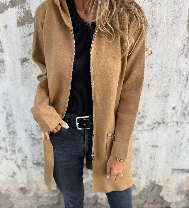 Alcatella™ | Elegant Long Sleeve Zip Cardigan