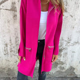 Alcatella™ | Elegant Long Sleeve Zip Cardigan
