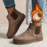 Marisol™ | Fleece-Lined Chelsea Winter Ankle Boots